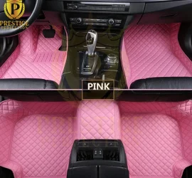 Signature Series custom car floor mats in Pink